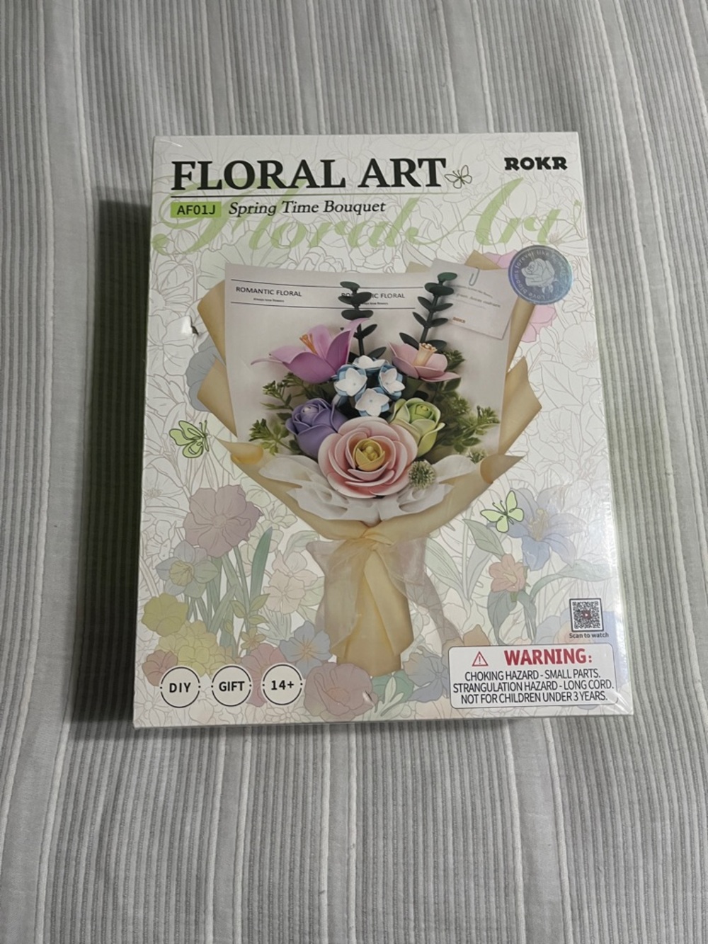 Floral Art Spring Time Bouquet DIY Kit - Pastel Multicolor